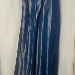 Express Shimmering Sky Blue Maxi Skirt, Size 12